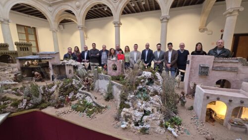 Don Quijote y la Feria de Albacete se abren paso en el Belén Monumental de la Diputación marcando el arranque de la Ruta Provincial de Belenes