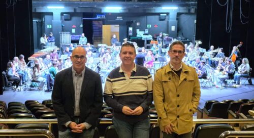 Inicio de Ensayos de la Banda Sinfónica Provincial de Albacete en el Teatro de la Paz para el Estreno de ‘Carmina Burana’ Bajo el Patrocinio de la Diputación