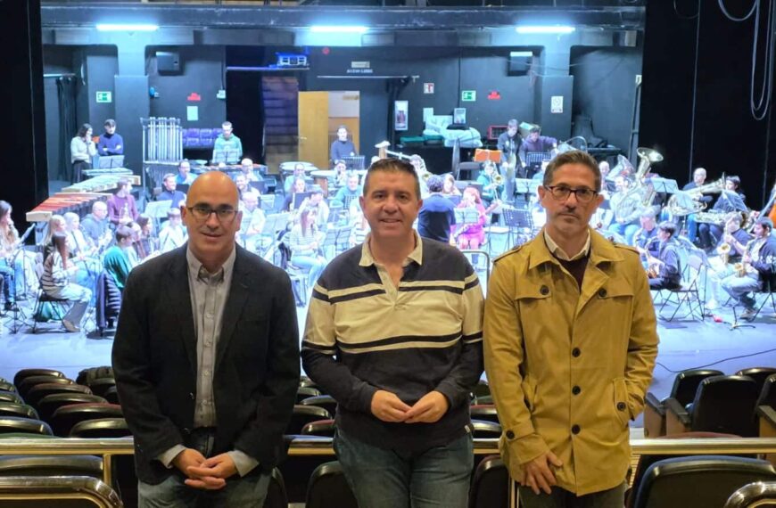 Inicio de Ensayos de la Banda Sinfónica Provincial de Albacete en el Teatro de la Paz para el Estreno de ‘Carmina Burana’ Bajo el Patrocinio de la Diputación