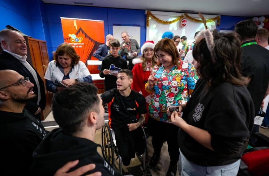 El BSR amiab Albacete se suma a la fiesta de Navidad del Aula Hospitalaria en el Perpetuo Socorro