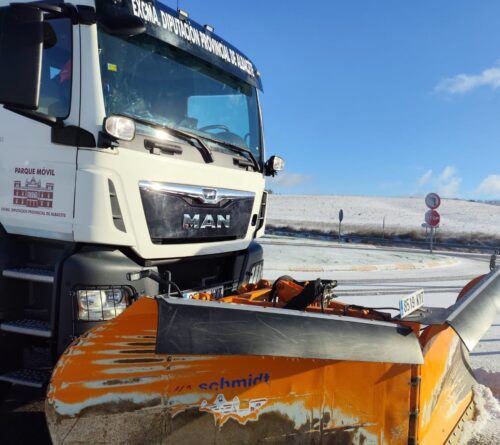 La Diputación de Albacete intensifica el Plan de Vialidad Invernal en respuesta al reciente temporal de nieve