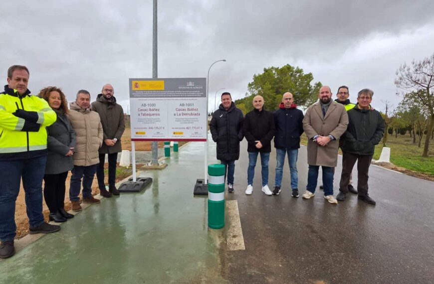 La Diputación de Albacete invierte más de 1,8 millones de euros en la mejora de tres carreteras en La Manchuela