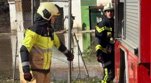 Intervención del SEPEI de la Diputación de Albacete en El Jardín por Desbordamiento Fluvial