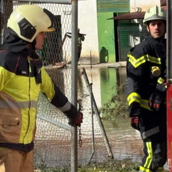 Intervención del SEPEI de la Diputación de Albacete en El Jardín por Desbordamiento Fluvial