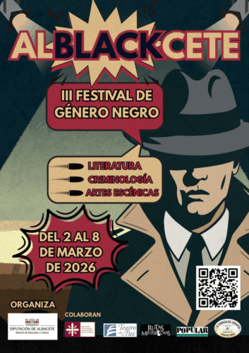 La Diputación presenta la tercera edición del Festival Alblackcete: Albacete se sumerge en el noir del 2 al 8 de marzo