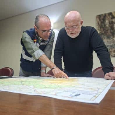 Ruiz Santos informa al Cecopi sobre la situación de la provincia de Albacete ante la emergencia regional