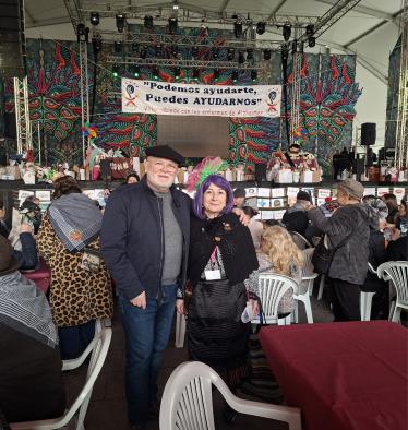 Ruiz Santos destaca compromiso de Junta con personas con Alzheimer en comida solidaria de AFA Villarrobledo