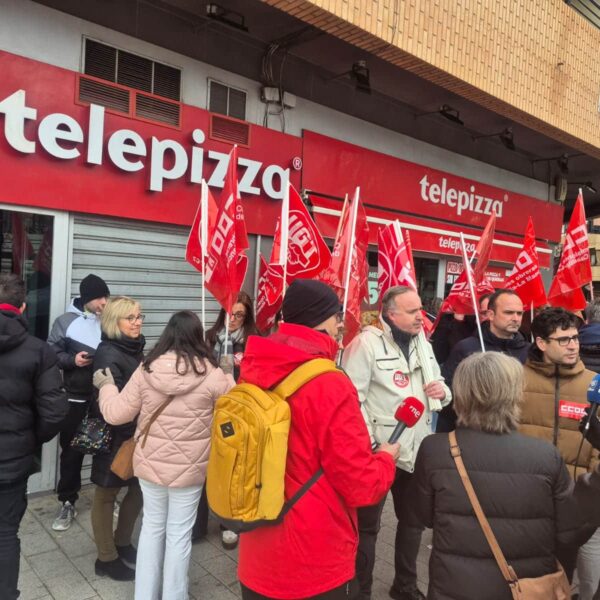 Sindicatos denuncian a Loguida por supuestas tácticas desleales contra huelga en Telepizza