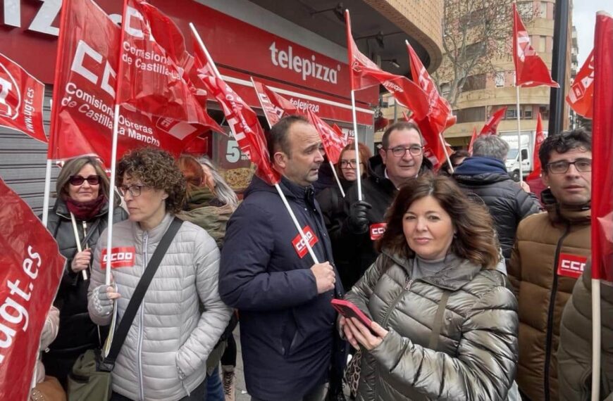 Sindicatos denuncian a Loguida por vulneración de derechos previo a huelga en Telepizza