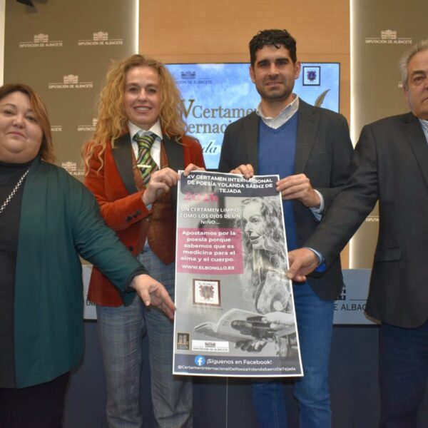 XV Edición del Certamen Internacional de Poesía ‘Yolanda Sáenz de Tejada’ Resplandece con el Apoyo del Ayuntamiento de El Bonillo y la Diputación