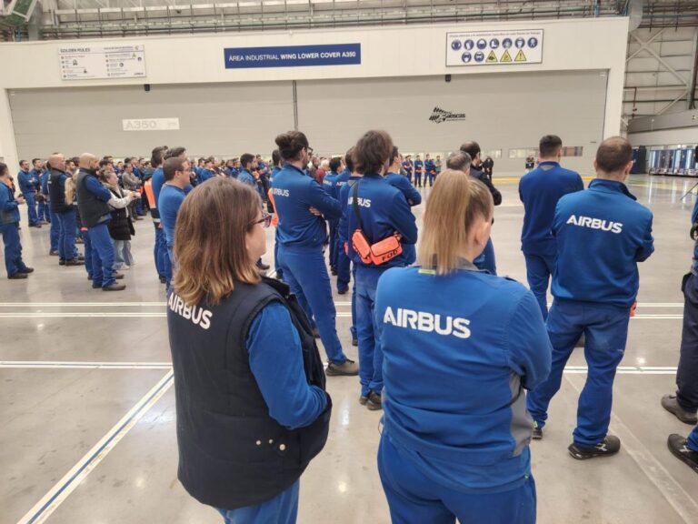 Amplio Respaldo a los Paros en Airbus Illescas y Albacete: 90% de Seguimiento en los Primeros Turnos