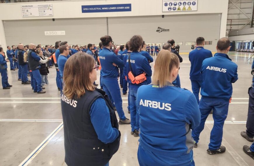 Amplio Respaldo a los Paros en Airbus Illescas y Albacete: 90% de Seguimiento en los Primeros Turnos