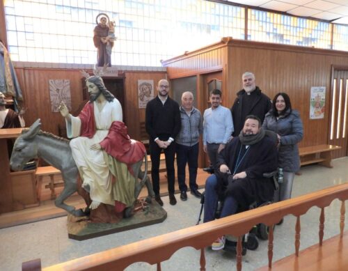 La Diputación de Albacete colabora en la restauración del emblemático paso de ‘La Borriquilla’ para la Semana Santa de La Roda
