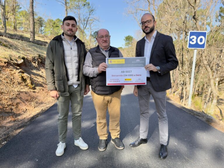 La Diputación de Albacete invierte 1,5 millones de euros en la recuperación de la red viaria de la Sierra de Alcaraz–Campo de Montiel en Bienservida
