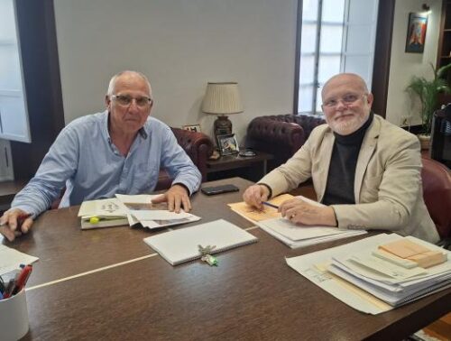 Reunión de Ruiz Santos con el alcalde de Viveros para conocer demandas municipales