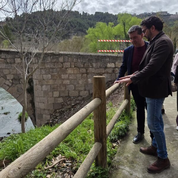 Santi Cabañero inspecciona los avances en la restauración ecológica del río Júcar bajo el Plan de Sostenibilidad Turística de La Manchuela