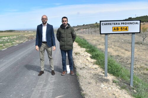 Valera destaca la potenciación del desarrollo socioeconómico en la conexión de Pozuelo a El Madroño con la rehabilitación de la AB-514, tras inversión de más de 426.800 € por la Diputación