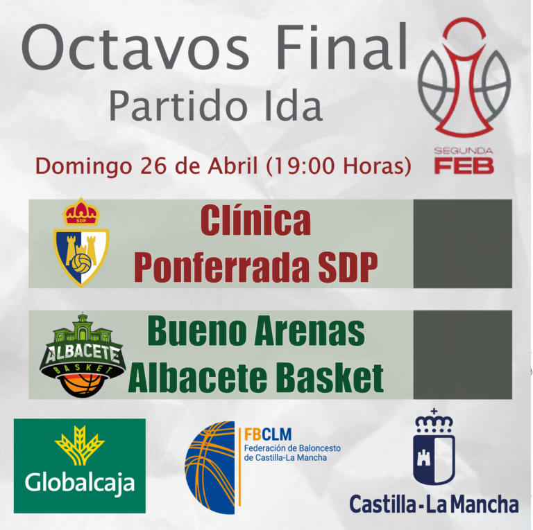 Albacete Basket inicia su camino hacia el ascenso ante Ponferrada en los Play Off de este domingo