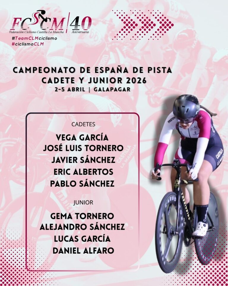 Nueve juniors y cadetes disputarán con la selección regional el Campeonato de España de Pista