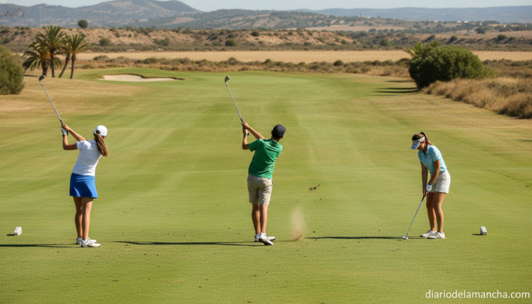 Golf escolar y ranking juvenil de CLM se dan cita en La Lagunilla