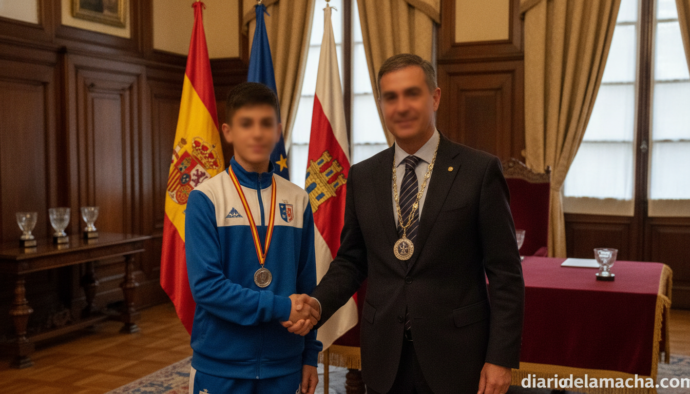 El ayuntamiento homenajea a Castillejos tras su plata europea