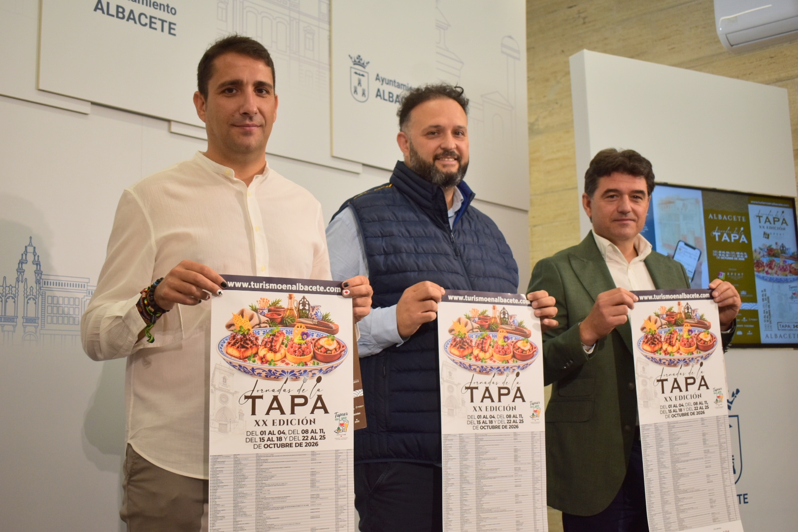 La Diputación invita a disfrutar de la XX Jornada de la Tapa en Albacete con casi 100 locales