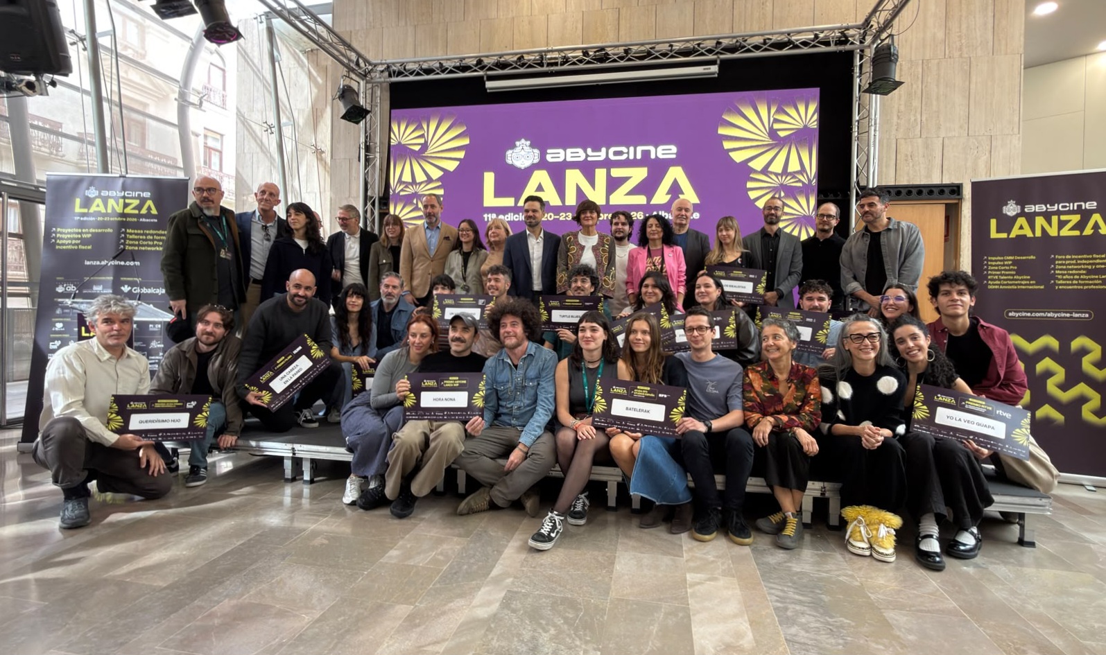 La Diputación de Albacete felicita a los galardonados en Abycine Lanza, impulso al cine independiente